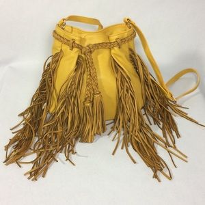 Big buddha festival fringe crossbody bag